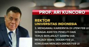 berapa gaji rektor universitas indonesia